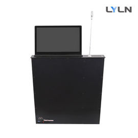 Retractable Pop Up Motorized 18.4" Lcd Monitor Lift With Separately Controllable Microphone