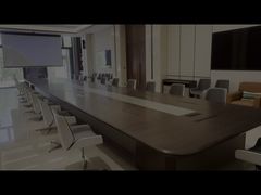 จอภาพแบบพับเก็บได้ที่ผสานรวมกับระบบการประชุม