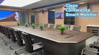 จอภาพแบบยืดหดได้ LYLN ผสานรวมกับระบบการประชุมคุณภาพ