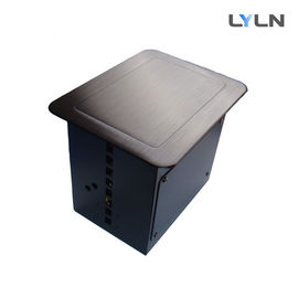 Pop Up Conference Table Socket , Conference Table Cubby With Air Actuator